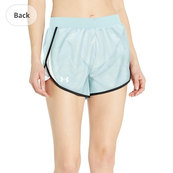 Womens Under Armour Women's Fly by 2.0 Printed Running Shorts - Picture 9 of 10